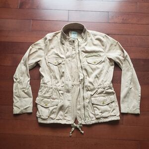 Guess Tan Utility Jacket| Size M